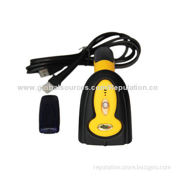 Wireless 433MHz Laser YT880 Barcode Scanner/Barcoder Reader with <20mA Standby Current